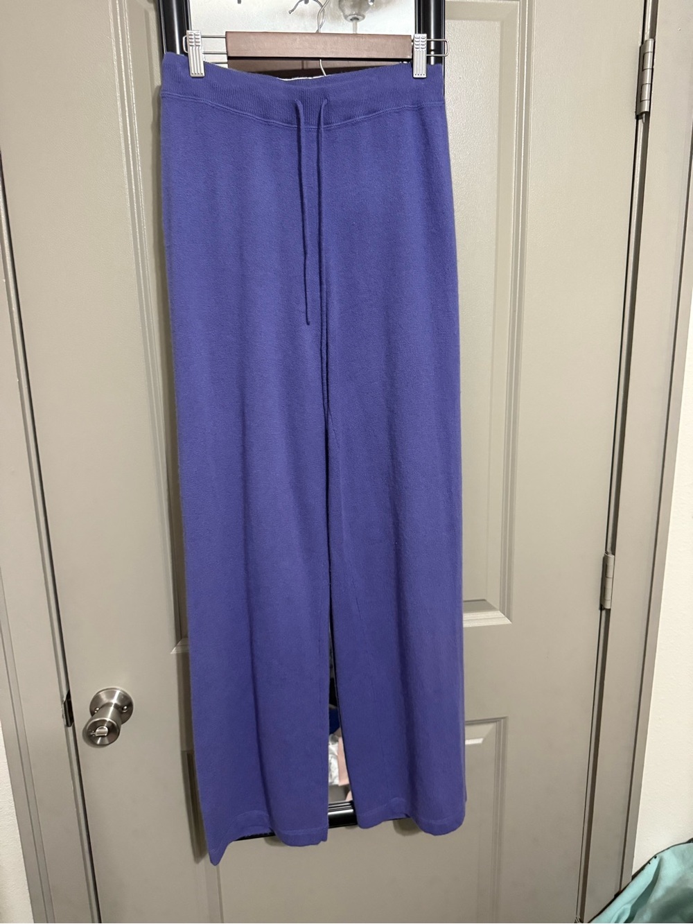 cashmere Lounge Pants blue size small